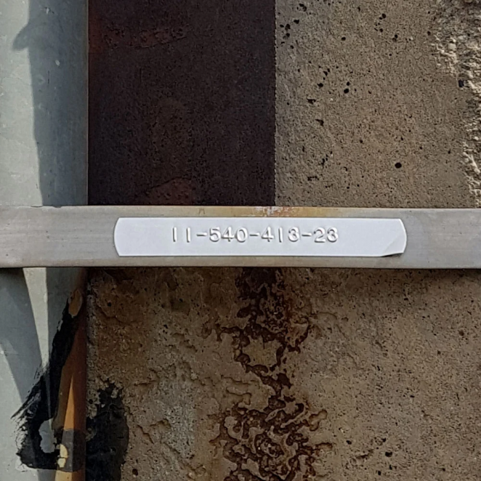 Embossable aluminum labels 12 mm x 4 m Aymo ID1 compatible Dymo 31000  M1011 [3]