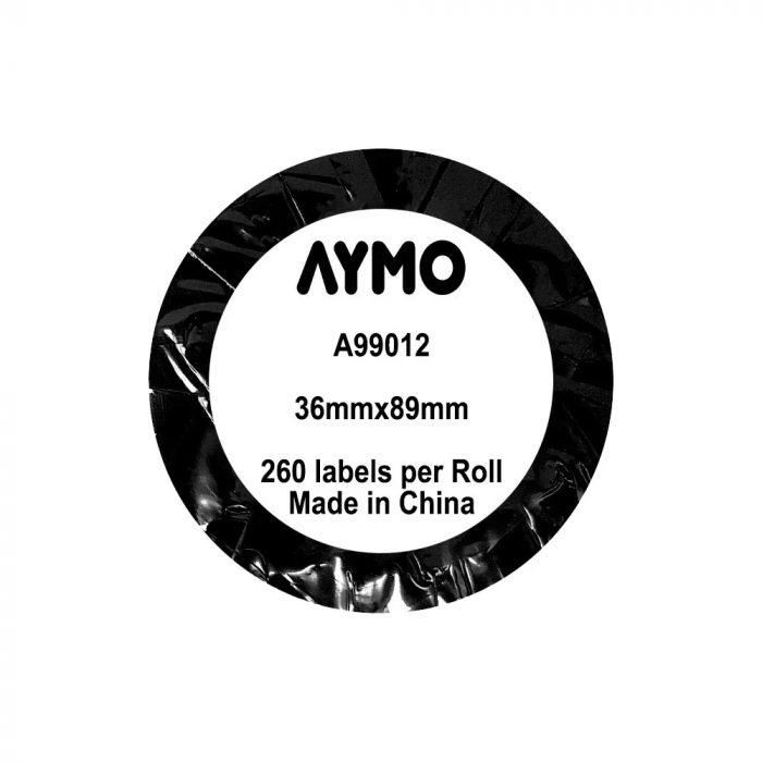 Etichete curierat 36 x 89 mm Aymo ID1 compatibile Dymo S0722400 99012 2093093 260 etichete [7]