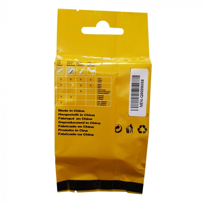 Flexible cable labels 12 mm x 3.5 m yellow Aymo ID1 compatible Dymo 18490 [7]