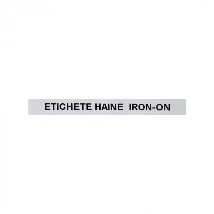 Etichete haine Iron-On 12 mm x 2 m negru alb Aymo ID1 compatibile Dymo S0718850 Letratag 18769 18773 18777 [4]