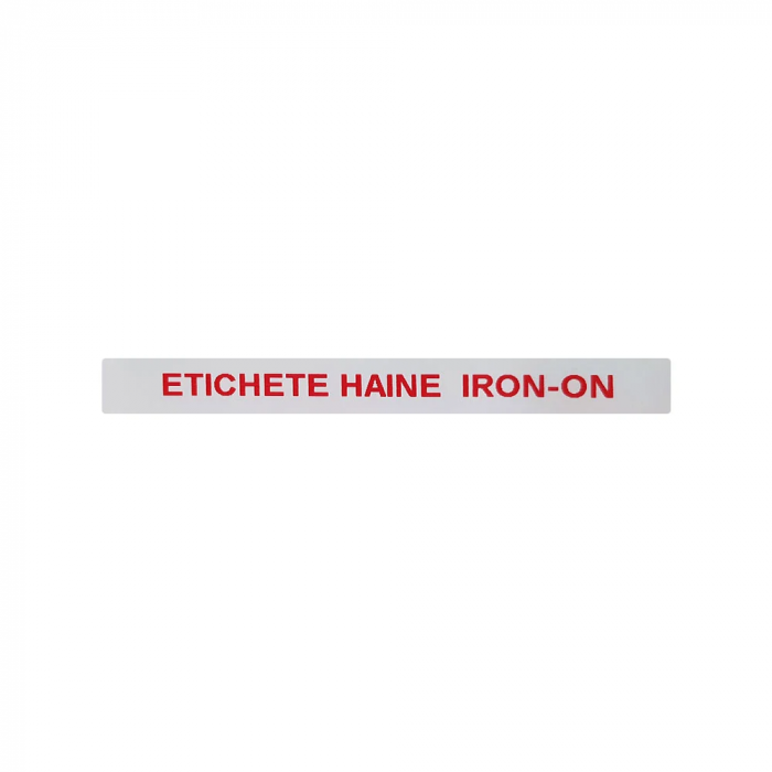 Etichete haine Iron-On 12 mm x 2 m rosu alb Aymo ID1 compatibile Dymo S0718850 Letratag 18769 18773 18777 [4]