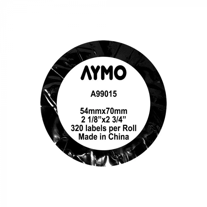 Etichete multifunctionale 54 x 70 mm Aymo ID1 compatibile Dymo S0722440 99015 320 etichete [5]