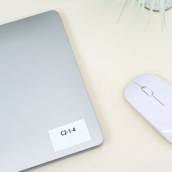 Etichete patrate 40 x 40 mm plastic alb Aymo ID1 pentru imprimanta AIMO Phomemo M110 M200 M220, 180 etichete [4]