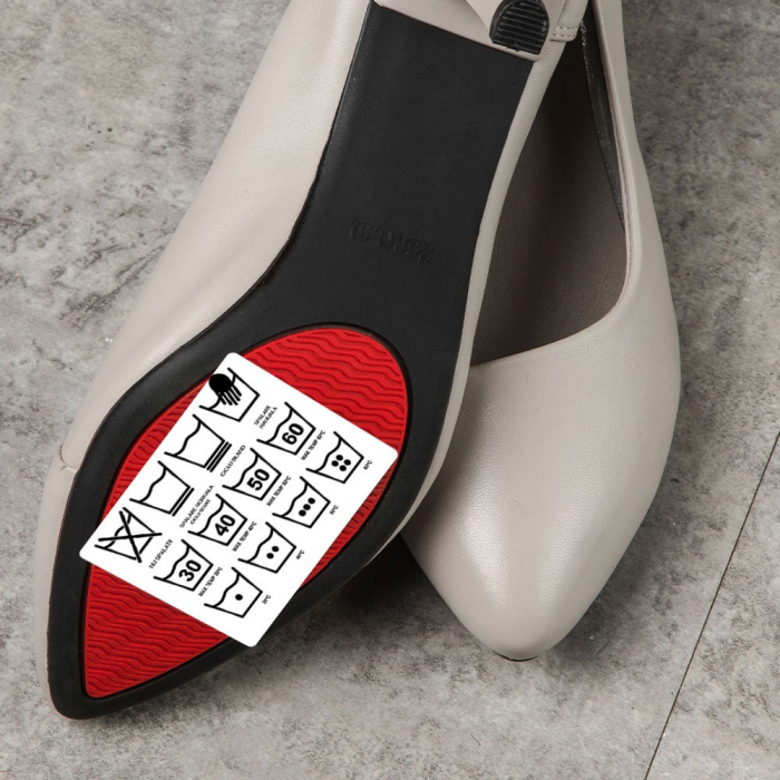 Etichete patrate 40 x 40 mm plastic alb Aymo ID1 pentru imprimanta AIMO Phomemo M110 M200 M220, 180 etichete [9]