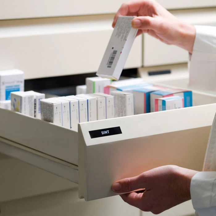 Etichete plastic negru text alb 12 mm x 7 m Aymo ID1 compatibile Dymo S0720610 45021 [2]