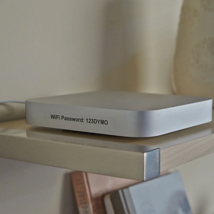 Clear plastic labels 9 mm x 7 m Aymo ID1 compatible Dymo S0720760 40910 [2]