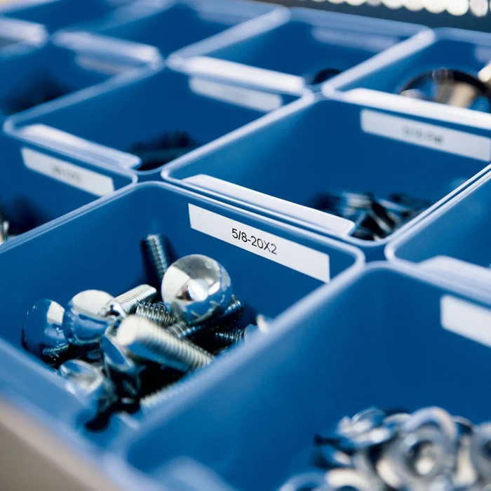 Etichete poliester alb 12 mm x 5.5 m  Aymo ID1 compatibile Dymo 16959 18483 S0718060 [3]