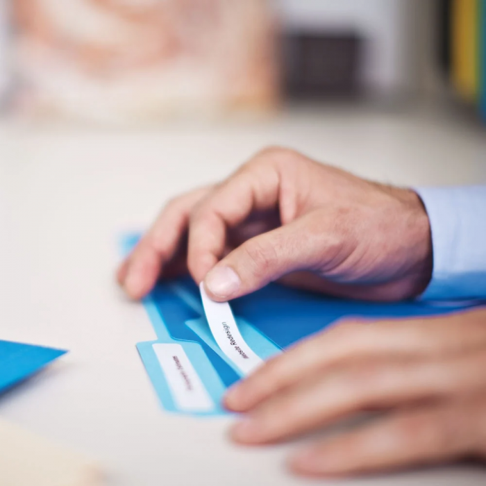 Etichete termice 20 x 10 mm plastic alb Aymo ID1 pentru imprimanta AIMO Phomemo M110 M200 M220, 600 etichete [5]