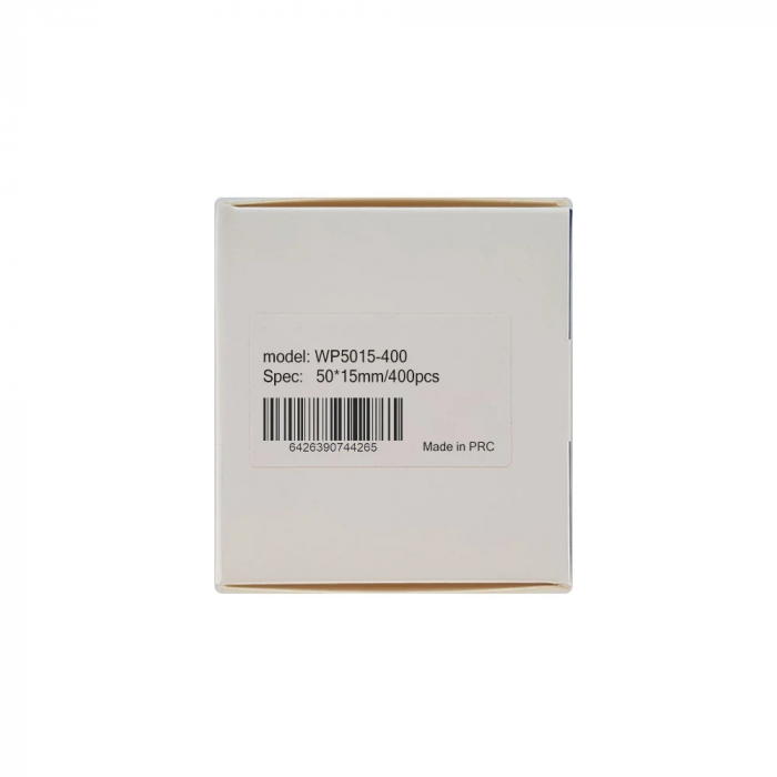 Etichete termice 50 x 15 mm plastic alb Aymo ID1 pentru imprimanta AIMO Phomemo M110 M200 M220, 400 etichete [11]