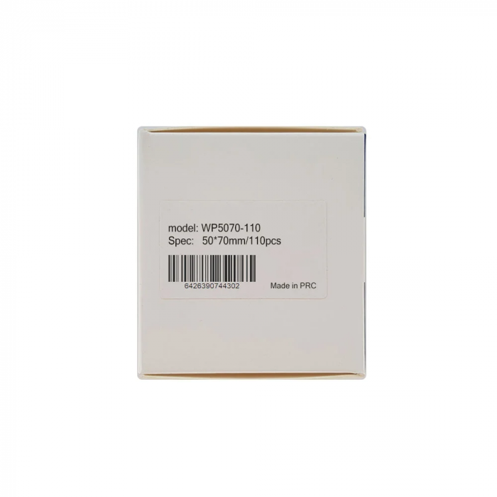 Etichete termice 50 x 70 mm plastic alb Aymo ID1 pentru imprimanta AIMO Phomemo M110 M200 M220, 110 etichete [18]