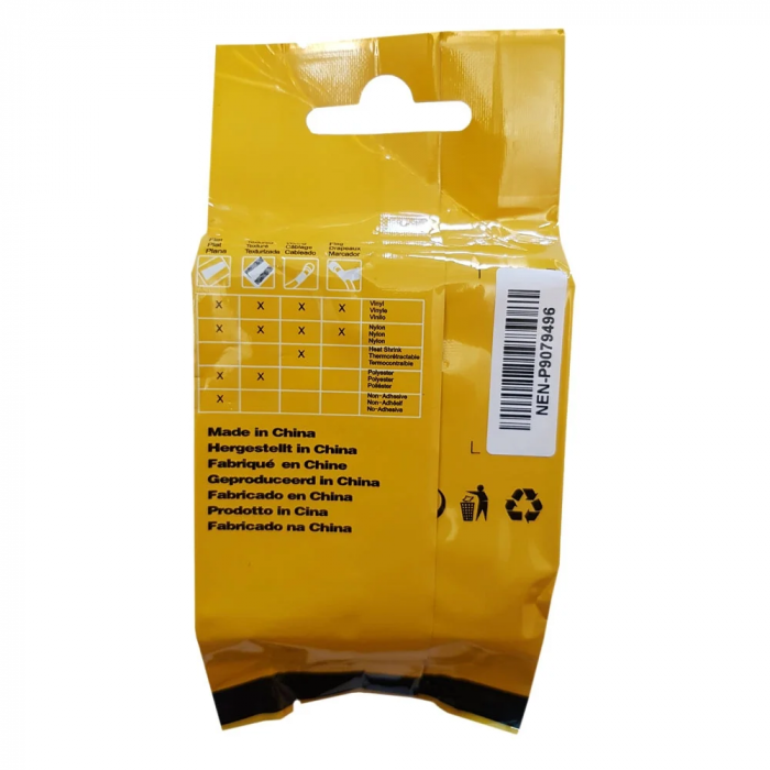 Vinil labels white 19 mm x 5.5 m Aymo ID1 compatible Dymo 18445 [6]