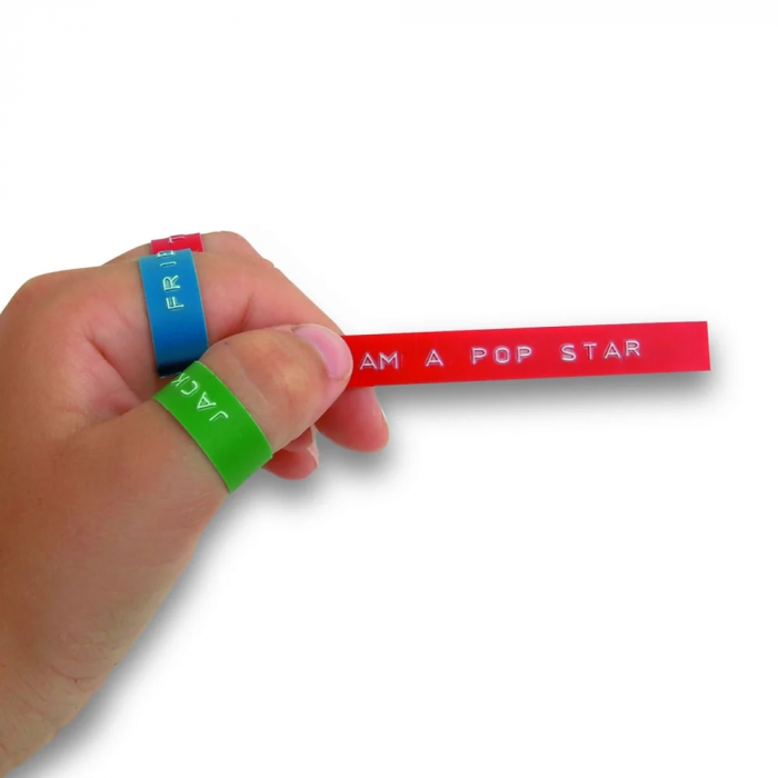 Set 3 Etichete Omega asortat (rosu, albastru, negru) 9mm x 3m Aymo ID1 compatibile Dymo Omega Junior 520102 520106 520109 S0847750 [14]