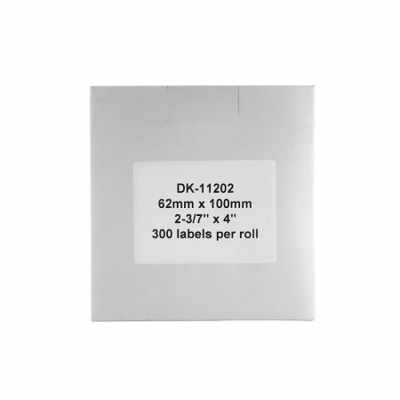 Etichete 62 x 100 mm suport plastic inclus Aymo ID1 compatibile Brother DK-11202 DK11202 300 etichete [4]