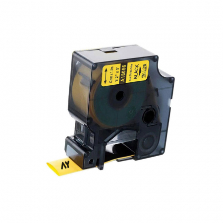 Etichete Compatibile Dymo Industriale - Etichete tub termocontractibil 12 mm x 1.5 m galben Aymo ID1 compatibile Dymo 18056