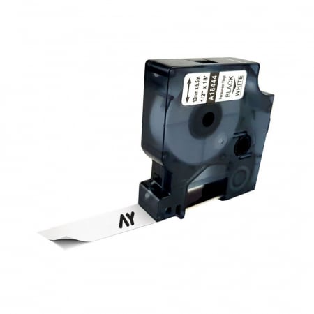 Etichete Compatibile Dymo Industriale - Etichete vinil alb 12 mm x 5.5 m Aymo ID1 compatibile Dymo 18444