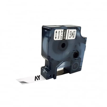 Etichete Compatibile Dymo Industriale - Etichete poliester alb 9 mm x 5.5 mm Aymo ID1 compatibile Dymo 18482 suprafete plane