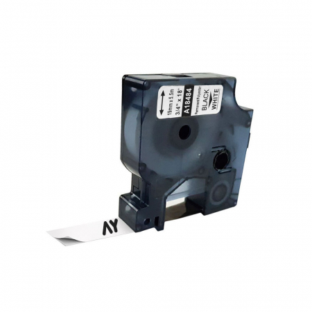 Etichete Compatibile Dymo Industriale - Etichete poliester alb 19 mm x 5.5 mm Aymo ID1 compatibile Dymo 18484 suprafete plane
