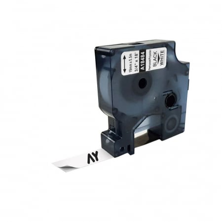 Etichete Compatibile Dymo Industriale - Etichete poliester alb 19 mm x 5.5 m  Aymo ID1 compatibile Dymo 16960 18484 S0718070