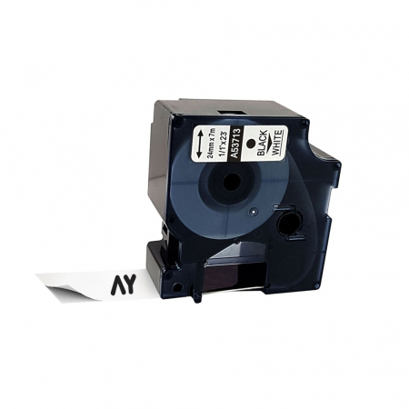 Etichete Compatibile Dymo LabelManager - Etichete plastic alb 24 mm x 7 m alb Aymo ID1 compatibile Dymo S0720930 53713