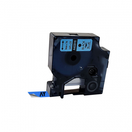 Etichete Compatibile Dymo LabelManager - Etichete plastic albastru 9 mm x 7 m Aymo ID1 compatibile Dymo S0720710 40916