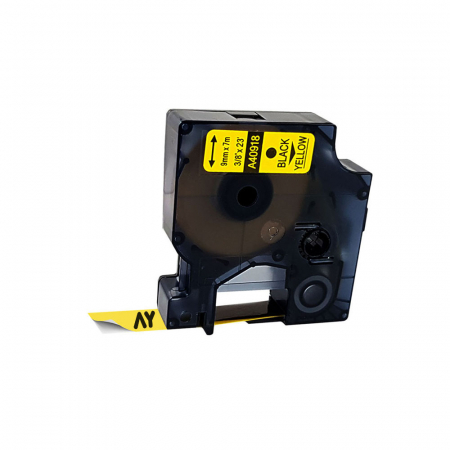 Etichete Compatibile Dymo LabelManager - Etichete plastic galben 9 mm x 7 m Aymo ID1 compatibile Dymo S0720730 40918