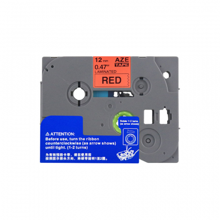 Etichete Compatibile Brother TZe laminate - Banda etichete compatibila Brother TZe-431 12 mm negru/rosu Aymo ID1 Brother 431