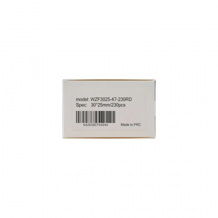 Etichete bijuterii 30 x 25 mm + 47 mm plastic model flori rosii  Aymo ID1 doarpentru imprimanta Aymo Phomemo M200 M220, 230 etichete [5]