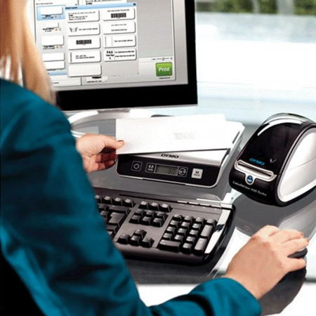 Etichete ecusoane nume 41 x 89 mm plastic alb Aymo ID1 compatibile Dymo S0722560 11356 300 etichete [4]