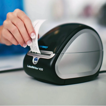 Etichete ecusoane nume 41 x 89 mm plastic alb Aymo ID1 compatibile Dymo S0722560 11356 300 etichete [3]