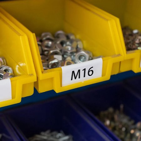 Etichete patrate 40 x 40 mm plastic alb Aymo ID1 pentru imprimanta AIMO Phomemo M110 M200 M220, 180 etichete [11]