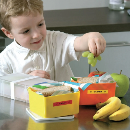 Etichete plastic rosu 12mm x 4m Aymo ID1 compatibile Dymo Letratag 91203 S0721630 [2]