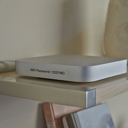 Etichete plastic transparent 12 mm x 7 m Aymo ID1 compatibile Dymo S0720500 45010 [1]