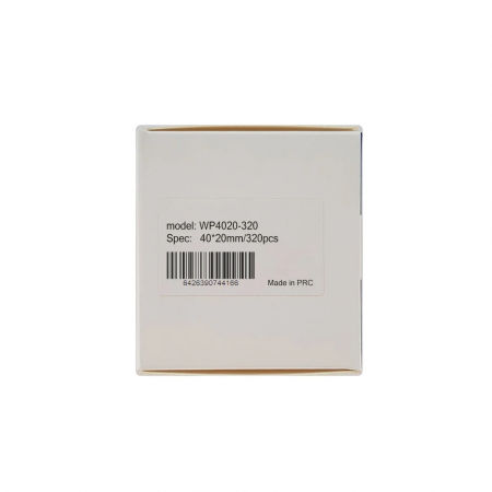Etichete termice 40 x 20 mm plastic alb Aymo ID1 pentru imprimanta AIMO Phomemo M110 M200 M220, 320 etichete [11]