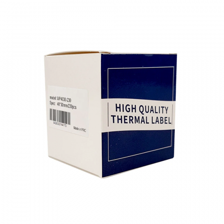 Thermal labels 40 x 30 mm white plastic Aymo ID1 for AIMO Phomemo M110 M200 M220 printer, 230 labels [13]
