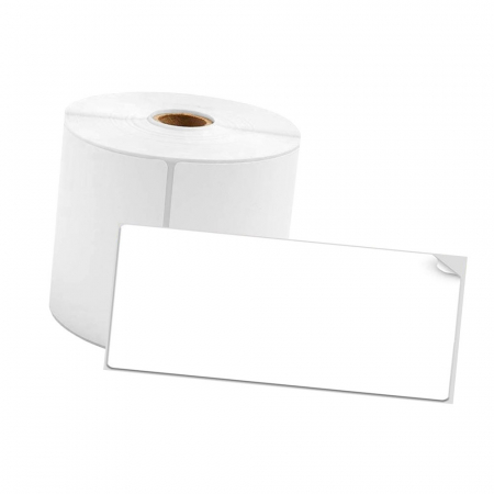 Etichete termice in rola AYMO - Etichete termice 40 x 15 mm plastic alb Aymo ID1 pentru imprimanta AIMO Phomemo M110 M200 M220, 400 etichete