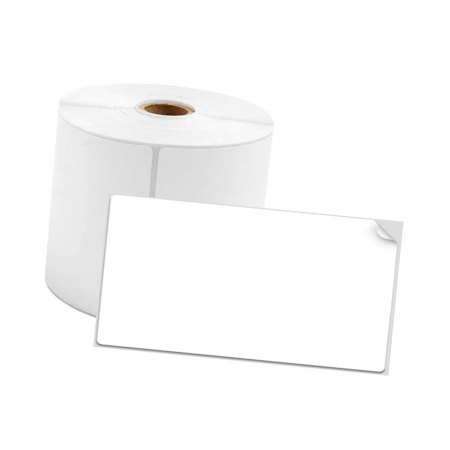 Etichete termice in rola AYMO - Etichete termice 40 x 20 mm plastic alb Aymo ID1 pentru imprimanta AIMO Phomemo M110 M200 M220, 320 etichete