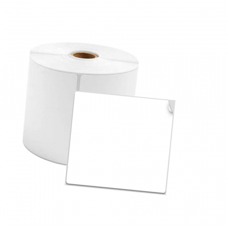 Etichete termice in rola AYMO - Etichete termice 40 x 30 mm plastic alb Aymo ID1 pentru imprimanta AIMO Phomemo M110 M200 M220, 230 etichete