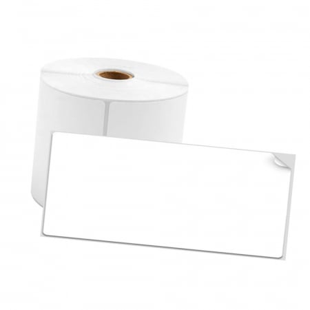 Etichete termice in rola AYMO - Etichete termice 40 x 15 mm plastic alb Aymo ID1 pentru imprimanta AIMO Phomemo M110 M200 M220, 400 etichete