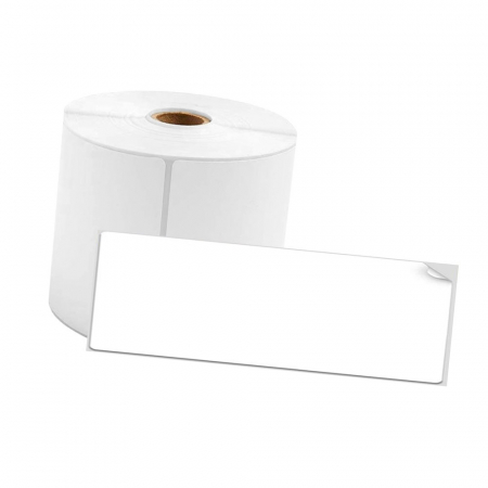 Etichete termice in rola AYMO - Etichete termice 50 x 15 mm plastic alb Aymo ID1 pentru imprimanta AIMO Phomemo M110 M200 M220, 400 etichete