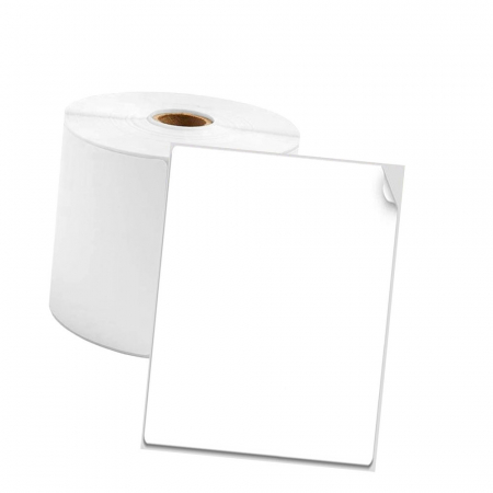 Etichete termice in rola AYMO - Etichete termice 60 x 40 mm plastic alb Aymo ID1 pentru imprimanta AIMO Phomemo M200 M220, 180 etichete