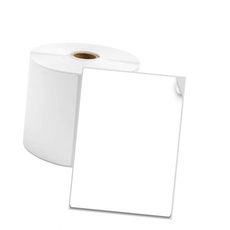 Etichete termice in rola AYMO - Etichete termice 70 x 40 mm plastic alb Aymo ID1 pentru imprimanta AIMO Phomemo M200 M220, 180 etichete