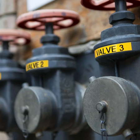 Etichete vinil galben 12 mm x 5.5 m Aymo ID1 compatibile Dymo 18432 [3]