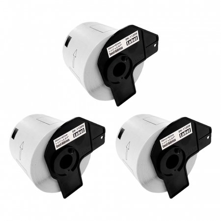 Etichete Compatibile Brother DK - Set 3 Etichete 29 x 62 mm suport plastic inclus Aymo ID1 compatibile Brother DK-11209 DK11209