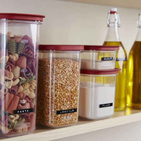 Set 3 Etichete Omega asortat (rosu, albastru, negru) 9mm x 3m Aymo ID1 compatibile Dymo Omega Junior 520102 520106 520109 S0847750 [3]