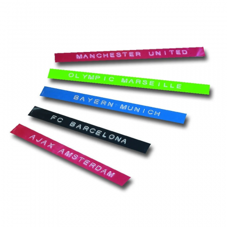 Set 3 Etichete Omega asortat (rosu, albastru, negru) 9mm x 3m Aymo ID1 compatibile Dymo Omega Junior 520102 520106 520109 S0847750 [14]