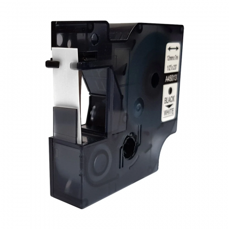 Set 5 Etichete plastic alb 12 mm x 7 m Aymo ID1 compatibile S0720530 45013 [7]