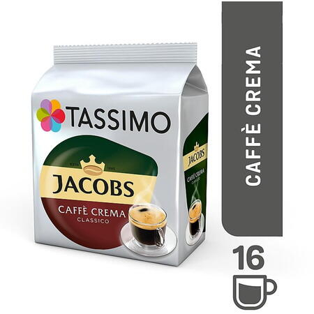 Capsule cafea, Jacobs Tassimo Café Crema Classico, 16 bauturi x 150 ml, 16 capsule [2]
