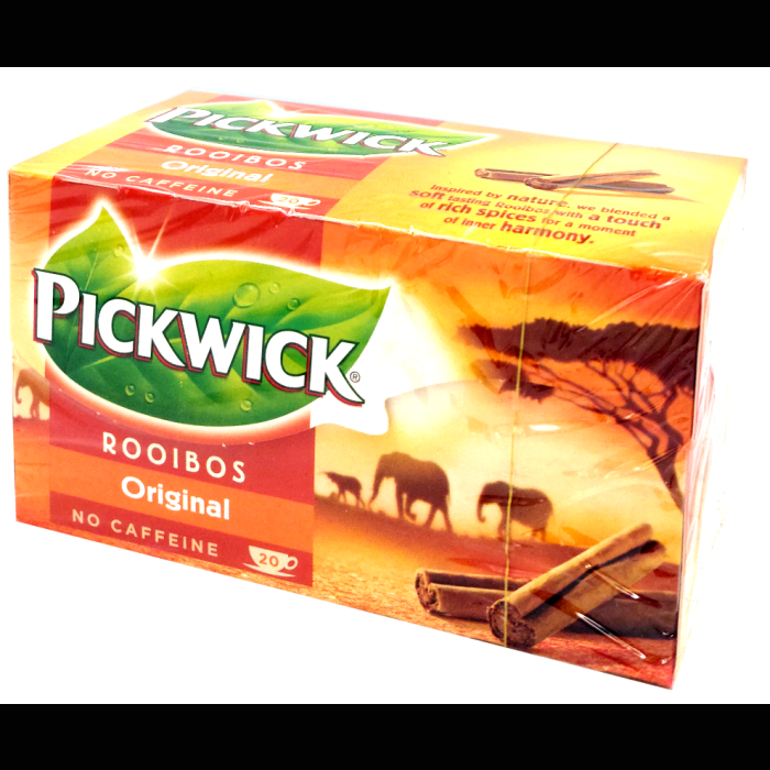 Ceai Pickwick Rooibos din plante original, 20 pliculete