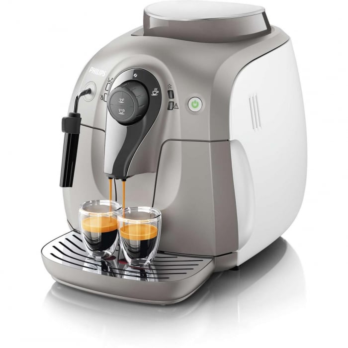 Espressor de cafea automat Philips HD8651/19, 1400W, 15 Bar, Alb/Gri [1]
