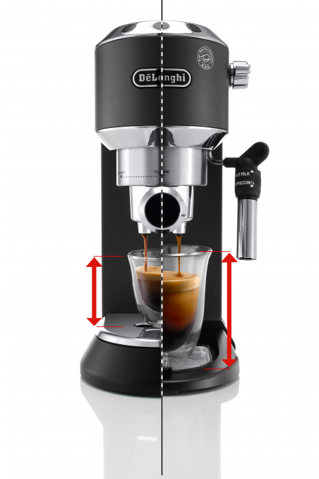 Espressor manual De’Longhi Dedica EC 685.BK, 1300 W, 1.1 L, 15 bari, Negru [7]